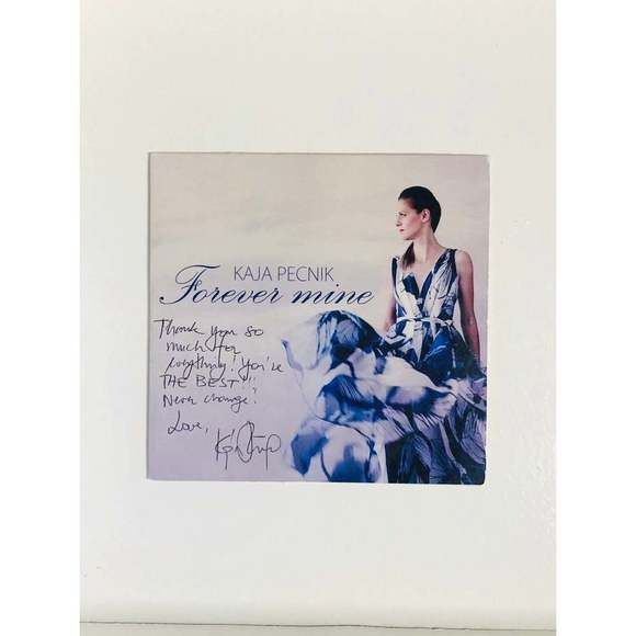 Rare! Autographed CD Kaja Pecnik - Forever Mine